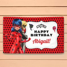 Celebrate your child's birthday with this awesome birthday banner featuring Cat Noir and Ladybug from Miraculous! Personalize by adding your child's name!

Miraculous Ladybug & Cat Noir Birthday Banner Ladybug Banner, Miraculous Ladybug Birthday, Cute Invitation Cards, Cute Invitation, Ladybug Birthday, Gold Party Decorations, Miraculous Ladybug Cat Noir, Birthday Party Invites, Banner Birthday