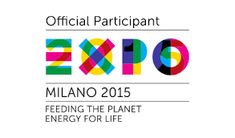 the official logo for the expo is shown in black and white, with colorful letters