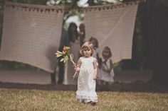 sweet little boho flower girl // photo by Terra Rothman Flower Reef, Boho Flower Girl, Bachelorette Bachelor Party, Wedding Party Outfits, Outdoor Park, Wedding Flower Girl, Oregon Wedding, Park Wedding, Park Weddings