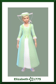 Sims 4 1700s Cc, 1850 Dress, Ts4 Mod, Regency Dresses, Royal Clothes, Sims 4 Children, Tumblr Sims 4, Regency Dress