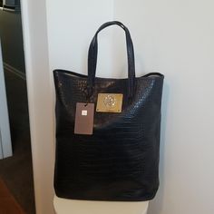 Nwt Roberto Cavalli Navy Blue Leather Snake Tote. Excellent Condition Designer Shopping Bags With Magnetic Closure, Designer Shopping Bag With Magnetic Closure, Luxury Bags With Magnetic Closure For Shopping, Black Studded Leather Jacket, Calvin Klein Boots, Blue Lizard, Studded Leather Jacket, Black Suede Boots, Leather Handbags Tote