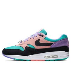 Nike launched Air Max 1 on March 26, 1987 . It was the first sneaker featuring Swoosh’s now iconic Air technology through a side-visibility window. Because of its bold look and maximum comfort, the kicks are one of the most favourite sneakers of all time. \n Air Max 200, Pastel Color Palette, Air Max 720, Air Max 98, Air Max Shoes, Marathon Running Shoes, Nike Air Max 1, Marathon Running, Air Max 95