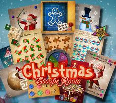 DIY Christmas Escape Room printable pack with festive puzzles and holiday-themed mysteries for family entertainment. Christmas Escape Room, Printable Escape Room, Mystery Party Game, Christmas Activities For Families, Game Diy, Escape Room Game, Kit Christmas, Escape Rooms, Halloween Party Games