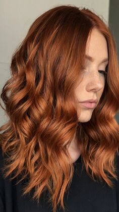 Sophisticated 39 Copper Hair Color Ideas Ideas for Copper Ombre on Long Hair 🌈 Ombre On Long Hair, Long Ombre Hair, Copper Ombre