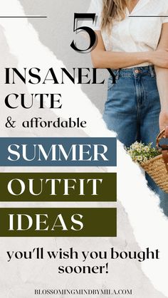 Here are my top 5 pretty affordable and insanely cute summer outfit ideas for everyday! | summer outfits fashion | summer outfit inspo | summer outfits casual | cheap outfits for women | cheap outfits that look expensive | affordable outfits | Affordable outfits for women, cute outfits for women in their 20s, must-have outfits for women| summer outfit casual | summer outfits 2023 | summer outfit trends | summer outfits chic | summer outfits cute | summer outfits floral | Everyday Outfit Inspirations