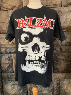 "Vintage Balzac Japanese Punk Rock Band T shirt Item Condition: Pre-Owned (Used) condition. please see pictures Size on Tag: L, Please check measurement Tag : united sports ------------ Measurement: ------------- Chest (Pit to Pit) 21\" Length 28.5\" Shipping: Worldwide ---------- Standard Shipping 14-30 Days Express 5-8 Days I can do combined shipping +Add USD 5 shipping for each additional items!" Japanese Punk, Punk Love, Punk Rock Bands, Band T Shirts, Punk Bands, 8 Days, Rock Band, Picture Sizes, Punk Rock