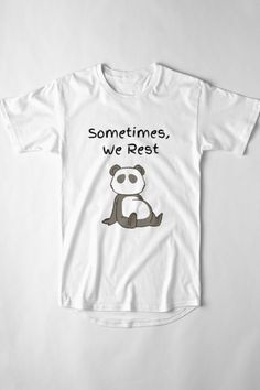 Giant teddy bear panda aesthetic tshirt for those who enjoy looking midly flashy. Find more sizes on our shop. Panda Aesthetic, Bear Panda, Giant Teddy Bear, Giant Teddy, Long T Shirt