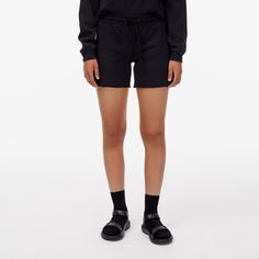 Crafted entirely from reclaimed materials in Los Angeles, these shorts are an eco-conscious choice for summer. Each pair has a side seam pocket, elastic waistband, and raw hem. Side Seam Pocket, School Wear, Terry Shorts, Jacket Brands, Brand Collection, Eco Conscious, Luxury Shoes, Recycled Cotton, Short Outfits