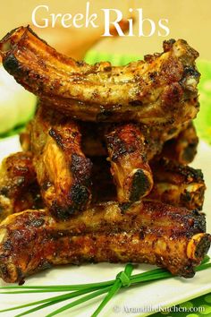 grilled chicken wings stacked on top of each other