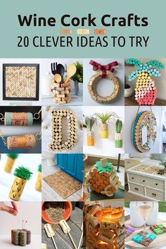 wine cork crafts that are so cute and easy to make