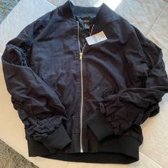 New Jacket With Tags. Black And Bomber Jacket. Forever 21 Casual Black Outerwear, Forever 21 Fall Streetwear Outerwear, Forever 21 Black Long Sleeve Outerwear, Forever 21 Trendy Black Outerwear, Trendy Black Forever 21 Outerwear, New Jacket, Bomber Jackets, Forever 21, Bomber Jacket