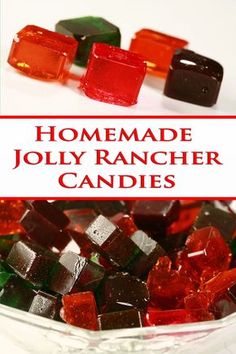 homemade jolly rancher candies in a bowl with the title overlaying it