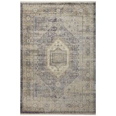 an area rug with grey and beige colors