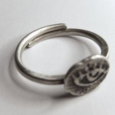 A simple, beautiful evil eye ring in sterling silver that will make a lasting impression. Perfect for an elegant boho look. ► DESCRIPTIONS and MEASUREMENTS: Made out of sterling silver 925. It is stamped on the back of the ring with 925. With a modern contemporary design, bohemian style, and satin finish. Evil eye size: 9 x 10 mm This Ring is adjustable* but, i can adjust the ring in your size if you want, for best results. If so, please fill your ring size, if you know it, in the personalizatio Sterling Silver Evil Eye Ring, Sterling Silver Evil Eye Ring For Gift, Dark Silver Jewelry, Spiritual Evil Eye Ring Jewelry, Adjustable Evil Eye Rings, Modern Evil Eye, Evil Eye Ring Silver, Evil Eye Ring, Eye Ring