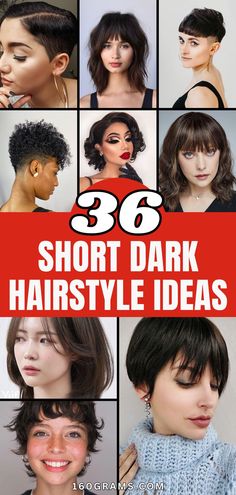 Pin this for the latest trending short dark hairstyles to revamp your look with edge and elegance. Explore these chic styles and discover your next bold hair transformation! #ShortDarkHairstyles #HairInspo #FashionBlog #TrendyHairstyles