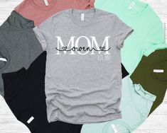 Custom Mom Established Year Kids Name Shirt T Shirt Press, Online Teachers, Esl Teachers, Teacher Name, Online Teaching, Baseball Shirts, Vinyl Colors, Boys Shirts, Heat Transfer Vinyl