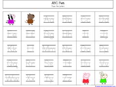 worksheet for beginning and ending the letter sounds with pictures to help students learn their letters