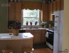 the kitchen is clean and ready for us to use