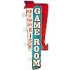 a sign that says game room on it