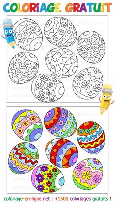 an easter egg coloring page for kids