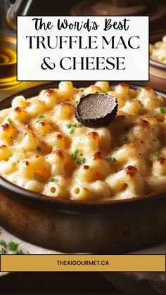 the world's best truffle mac and cheese