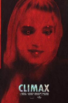 a movie poster for the film x - max with an evil face and red eyes