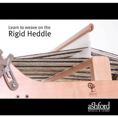 Learn to Weave on the Rigid Heddle Loom by Ashford Handicrafts Ltd sold by Lift Bridge Yarns Table Loom, Weaving Book, Rigid Heddle Loom, Weaving Loom Diy, Weaving Looms, Rigid Heddle Weaving, Card Weaving, Heddle Loom, Maker Project