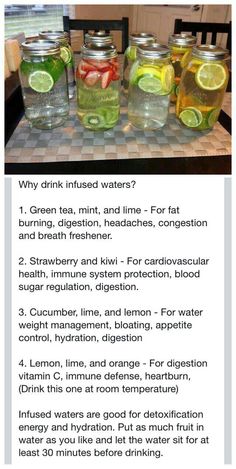 Name Twitter, Types Of Drinks, Infused Water Recipes, Healthy Water, Body Wraps, Water Recipes, Detox Water