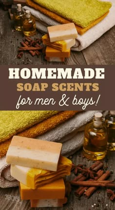 homemade soaps for men and boys