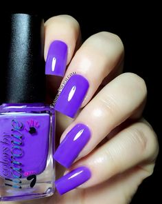 Manicure Shellac, Gel Nails Long, Quick Nail, Pretty Nail Colors, Pretty Nail Polish, Purple Nail, Nails Only, Polish Colors, Colorful Nail Designs