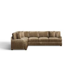 Revamp your sitting area with this two-piece sectional. Lofty, removable back cushions invite you to snuggle back against them while foam seat cushions provide a comfortable seating surface. The cushions on either end are T-shaped, so they won't slide around and will stay firmly in place. Recessed track arms neatly frame the piece and give it a casual vibe. A low front rail nearly completely conceals the tapered block feet, giving the sectional a low-profile silhouette. Wayfair Custom Upholstery Velvet Sofa Living Room Ideas, Velvet Sofa Living Room, Profile Silhouette, Fabric Sectional, Upholstered Sectional, Corner Sectional, Living Room Sectional, Velvet Sofa, Sitting Area