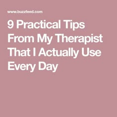 My Therapist, Therapy Tools, Good Mental Health