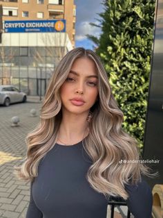 SAVE & Follow, for more post collection check my pin bio, Thank You. Lighter Brown Hair Color, Dark Blonde Hair Color, Blonde Hair Transformations, Blond Balayage, Cute Hair Colors, Hair Tint