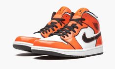 Jordan Shoes - Stadium Goods Drippy Shoes, Orange Jordan, Jordan 1 Mids, Shattered Backboard, Air Jordan 1s, Mv Outfits, Air Jordan 1 Mid Se, Jordan Shoes Girls, Nike Air Jordan 1 Mid