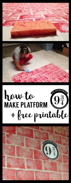 how to make platform + free printables for kids and adults at the same time