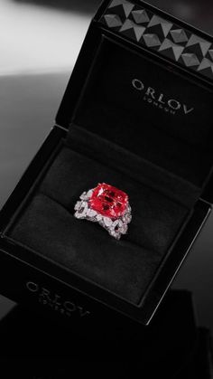 Orlov Ruby with diamonds #Luxurydotcom National Lottery, Diamond Bracelet Design, Fine Jewelery, Scratch Card, Couture Jewelry, Bracelet Design, I Love Jewelry, Elegant Ring