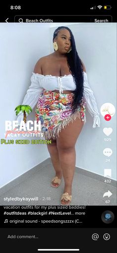 Plus Size Outfits For Jamaica Vacation, Vacation Plus Size Outfits Summer, Plus Size Island Outfits, Cruise Outfits Black Women Plus Size, Jamaica Outfits Black Women Plus Size, Plus Size Island Vacation Outfits, Plus Size Jamaica Vacation Outfits