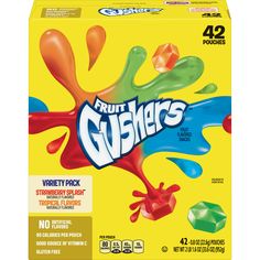 fruit crushers variety pack, 40 counts per carton - case of 24