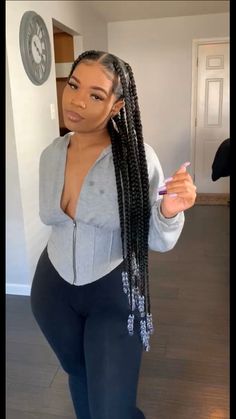 Black Kids Braids Hairstyles, Short Box Braids Hairstyles, Big Box Braids Hairstyles, Faux Locs Hairstyles, Cool Braid Hairstyles, Box Braids Styling