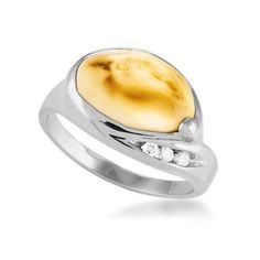 Sierra Elk Ivory Sterling Silver Ladies Ring Elk Ivory Ring Women, Elk Ivory Ring, Elk Ivory Jewelry, Elk Ivory, Ivory Jewelry, Ivory Ring, Tooth Ring, Holiday Dog, Black Hills Gold