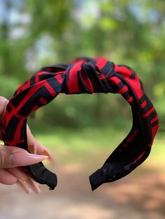 Red and Black Red Adjustable Headband, Casual Black Headband For Summer, Black Headband For Summer, Adjustable Black Headband, Adjustable Red Headband For Summer, Casual Adjustable Black Headband, Red And Black, Rope Bracelet, Leather Bracelet