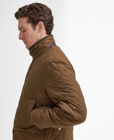 Stylish, practical and perfect for year round wear, the Barbour Lydford Tattersall Quilted Jacket is a staple for those with a countryside lifestyle. Crafted from a soft touch, diamond quilted fabric with a light filling for everyday warmth, it's styled with a zip fastening through to a needlecord lined stand collar, a studded storm flap to guard against wind and box-pleated pockets. Countryside Lifestyle, Cable Knitwear, Boxers Briefs, Wellington Boot, Quilt Jacket, Wax Jackets, Quilted Fabric, Country Shirts, Jumper Shirt