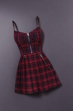 Plaid Tartan Pleated Chain Dress. Standard And Plus Size Available. The Material Is Cotton Polyester. Special Order Delivery 7-21 Business Days Styles: Goth Punk 1950s Vintage Kawaii Dance Pinup Rockabilly Pinup Aline Cute 50s Summer Dresses Plaid Sleeveless Party Dress, Red Summer Punk Dress, Vintage Plaid Sleeveless Dress, Red Sleeveless Rockabilly Dress, Kawaii Dance, 50s Summer, Vintage Kawaii, Rockabilly Pinup, Chain Dress