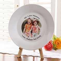 Personalized Photo Plate Sublimation Plate Ideas, Personalized Tray, Personalized Throw Pillow, Personalized Plates, Smiling Faces, You Name It, Baby Invitations, Baby Nursery Furniture, Personalized Photo Gifts