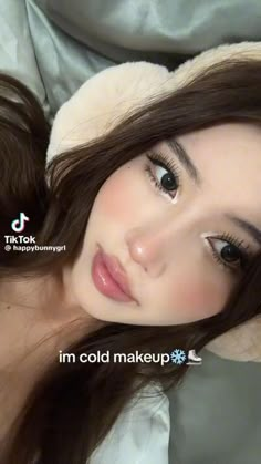 Cold Makeup, Korean Makeup Tutorials, Soft Makeup Looks, Face Makeup Tutorial