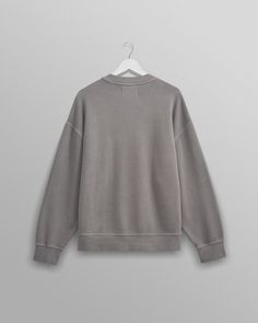 Our Zen Sweat is the ultimate casual and comfortable sweatshirt. Designed to have a boxy silhouette with ribbed cuffs and hem and drop shoulders. It is constructed in mid-weight loopback organic cotton jersey in Grey. Relaxed, Oversized Fit Drop Shoulders Ribbed Cuffs & Hem 100% Organic Cotton Denim Embroidery, The Zen, Organic Cotton Fabric, Short Suit, Floral Stripe, T Shirt Vest, Recycled Cotton, Oversized Fits, Jean Jacket