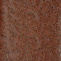 Kravet DONAHUE 6666 Fabric Look Wallpaper, Western Crafts, Copper Design, Kravet Fabrics, Floral Upholstery, Leather Floral, Fabric Houses, Selling Furniture, Western Leather