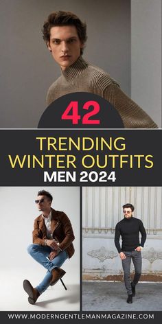 Casual Mens Outfits Winter, Mens Layers Outfits, Men Winter Look Outfit, Men With Sweater Outfit, Nyc Men Winter Outfits, Mens Comfortable Casual Outfits, Men Fashion Influencer, Zara Men Outfits Winter, Men’s Street Style Winter 2024