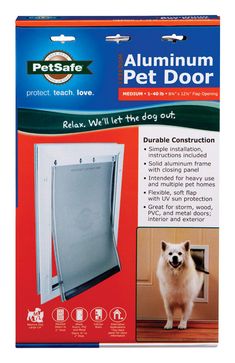 petsafe aluminum pet door for small dogs