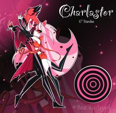 Hi!🖤  CHARLASTOR VALENTINE STANDEE!  Designed and drawn by me @YazTheAngel🤘🏻 It's so beautiful I cried when I made it🫠😭 It's a great piece to have for you Hazbin Collection!  Standee Size: 6 inches Base Size: 4 inches I make ship movie character necklaces! Check out my page! If your ship isn't here I do custom orders, just send me a message! If it's for a special occasion let me know! Have any questions? Feel free to message me at anytime! :) Hazbin Hotel Spider Oc, Spider Oc, Monster Hotel, Anime Poses Reference, Movie Characters, Anime Poses, Hazbin Hotel, Pose Reference, Collectible Figurines